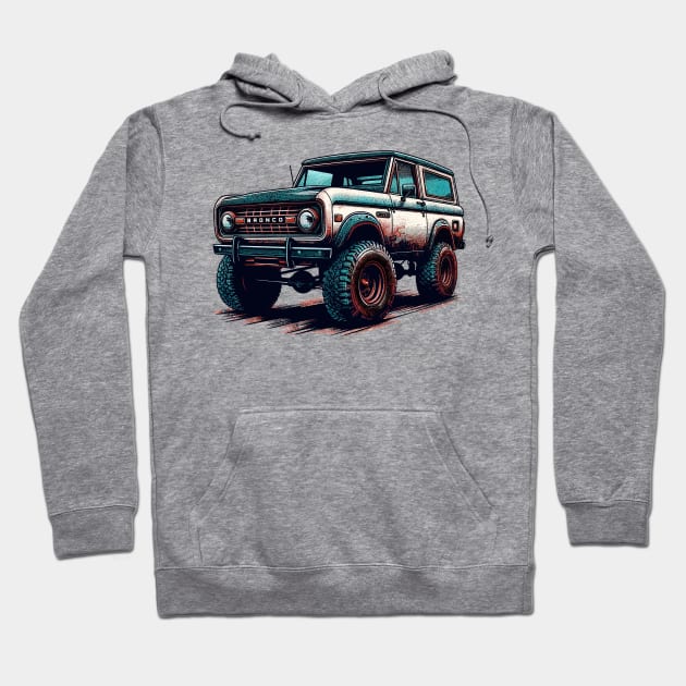 Ford Bronco Hoodie by Vehicles-Art